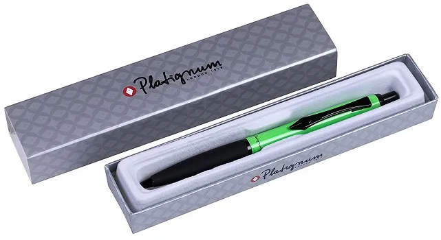 Platignum Green Ball Point Pen-50435