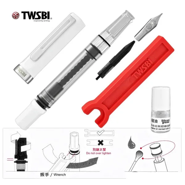 Twsbi Eco Fountain Pen White Extra Fine M2530480
