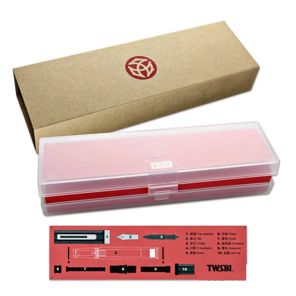 Twsbi ECO GLOW GREEN (Extra Fine) Fountain Pen