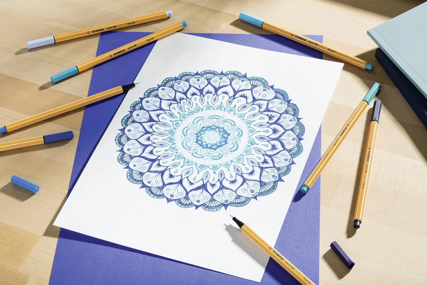 STABILO Point 88 - Fineliner Pack Of 8 (Pastel Colours)