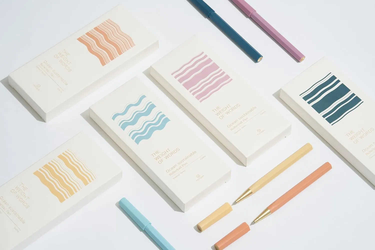 YSTUDIO Glamour Series Ocean Sustainable Rollerball In Sky Blue