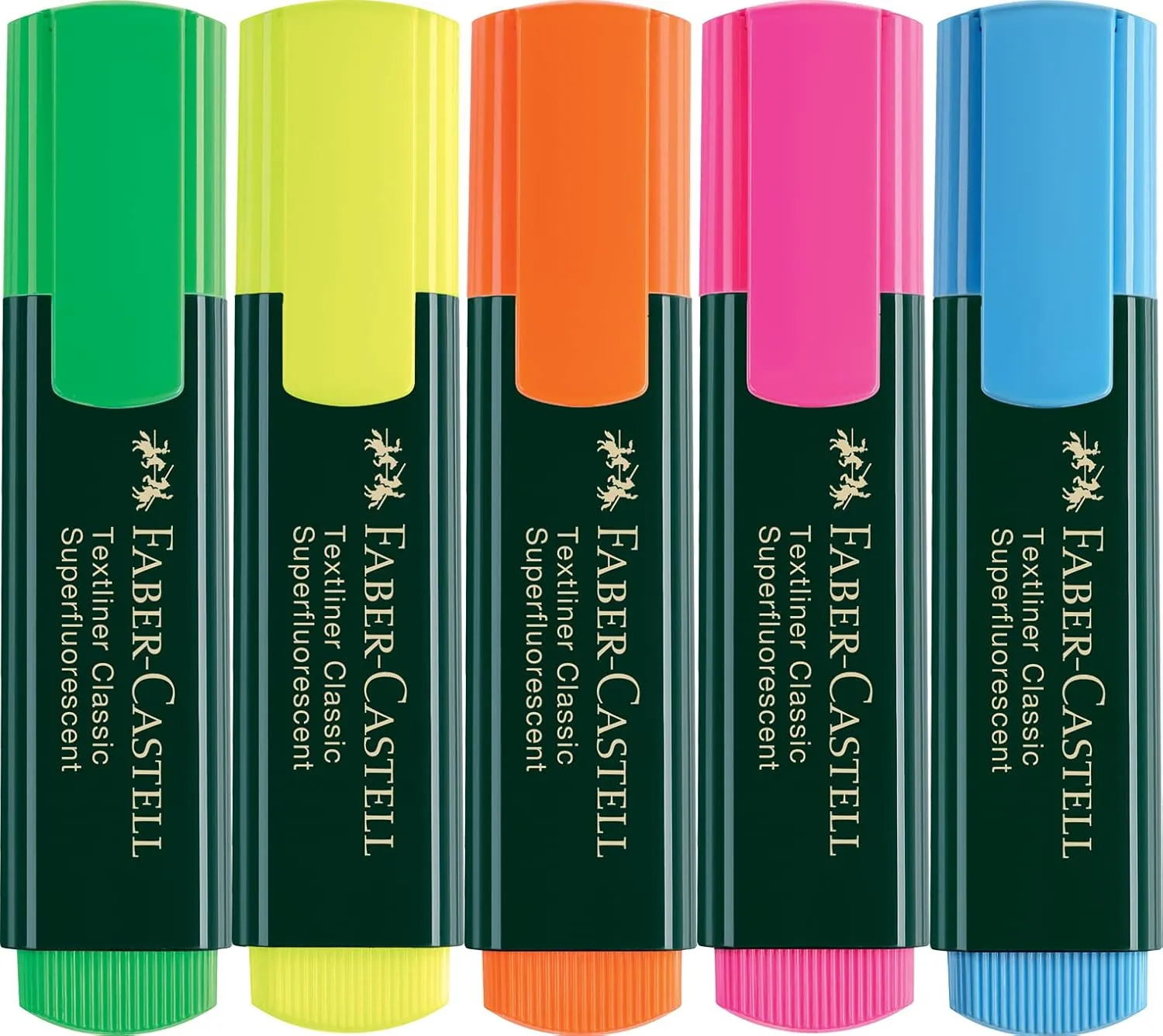 Faber-Castell Fine Textliner - Pack Of 5 (Assorted)