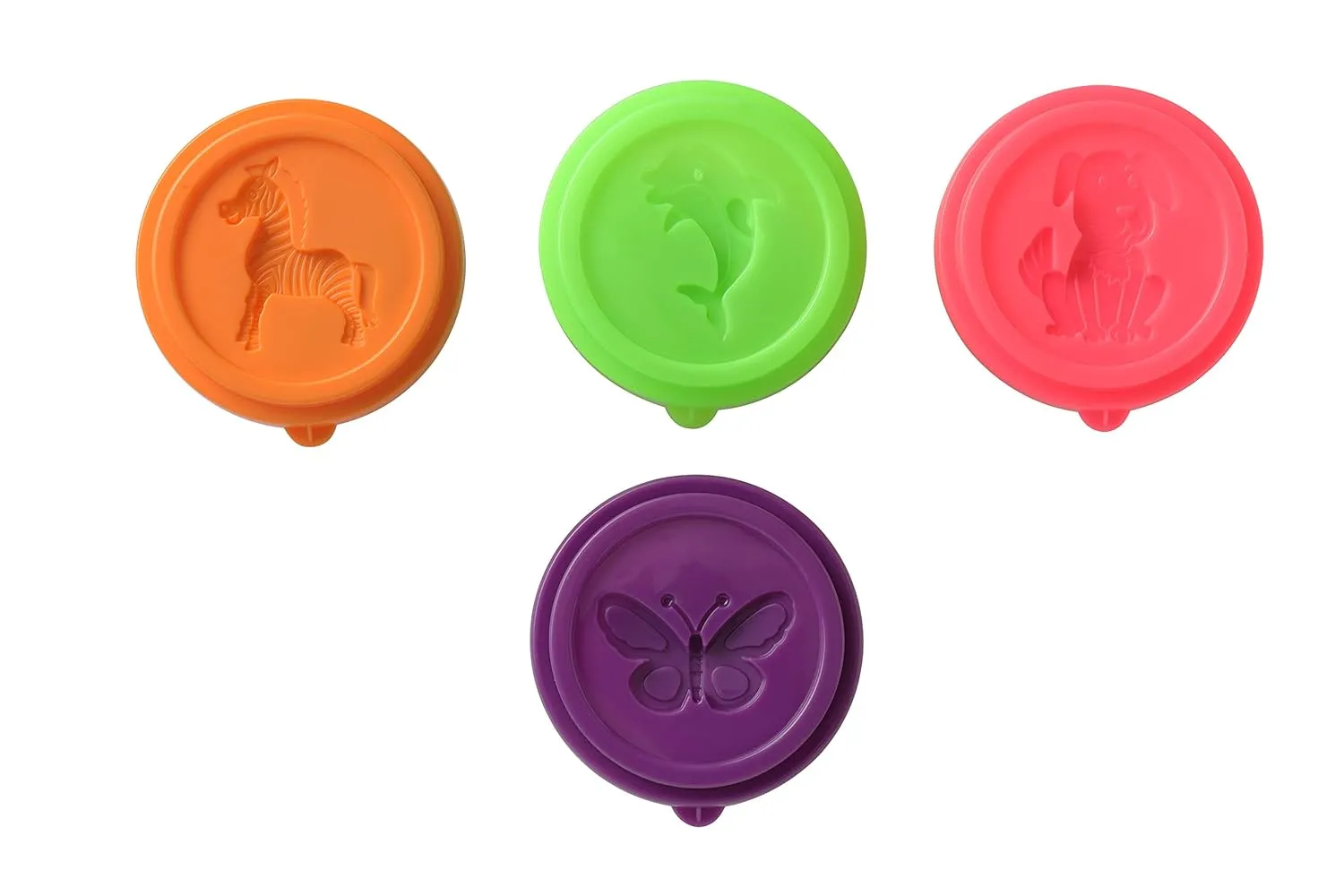 Faber-Castell Modelling Dough Neon Glitter Set Of 4