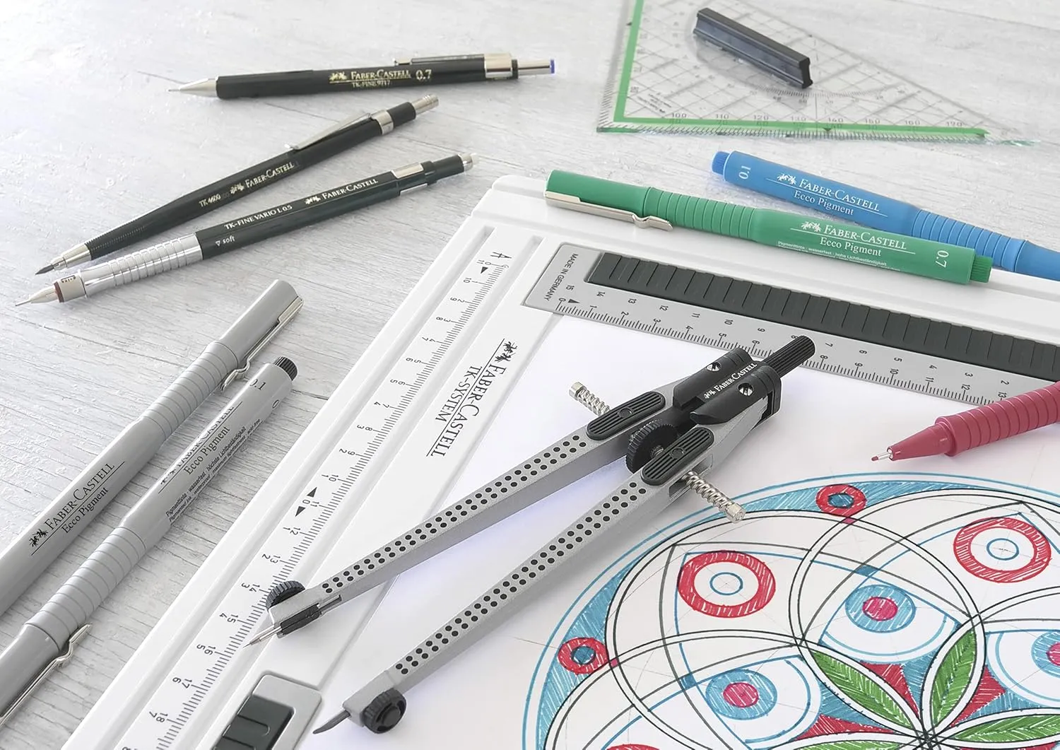 Faber-Castell Tk-Fine Mechanical Lead Pencils-0.7Mm,Black