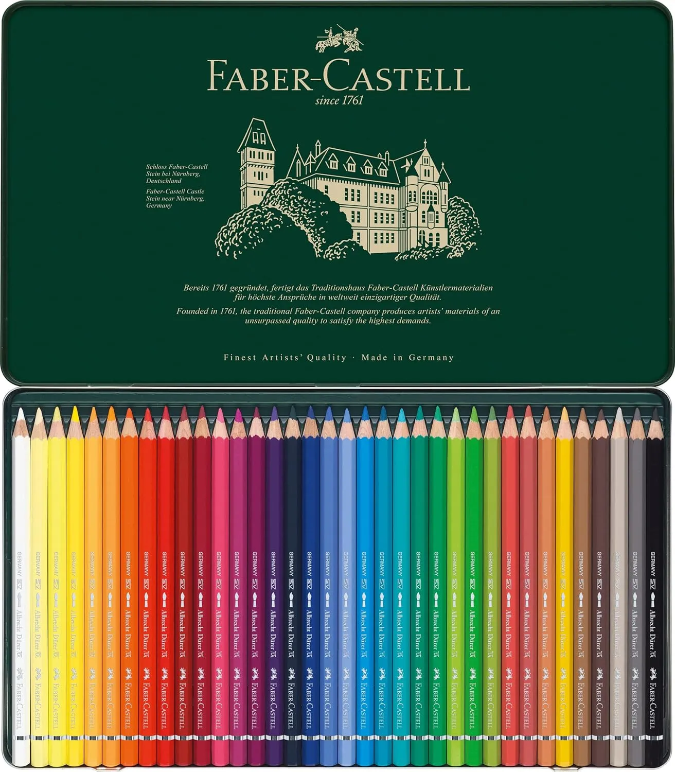 Faber-Castell Albrecht Durer Watercolor Pencil Set-Pack Of 36|Multicolor