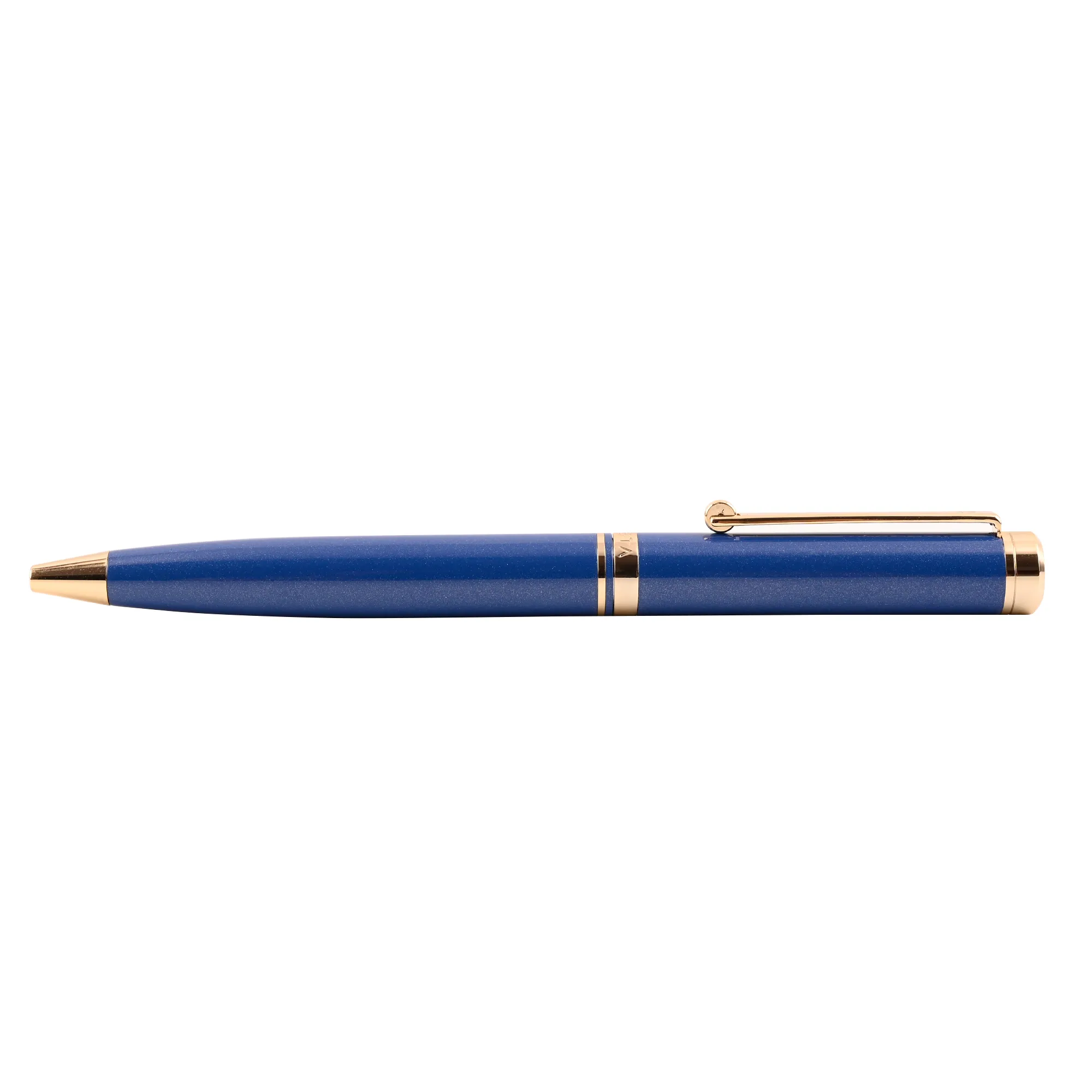 Arista Dual-Function Ballpoint Pen | Sapphire Blue | 24 CT Gold Plated Trim | With 0.7 MM Mechanical Pencil