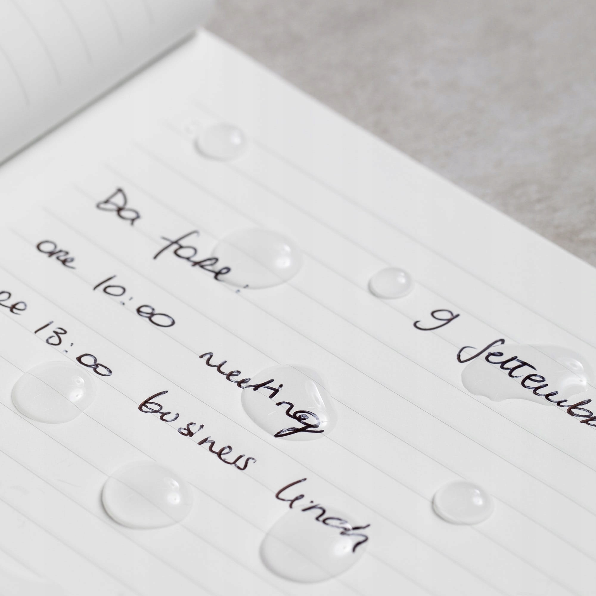 PININFARINA NOTES STONE PAPER REDBULL BLUE - FULL COLOR LOGO - New