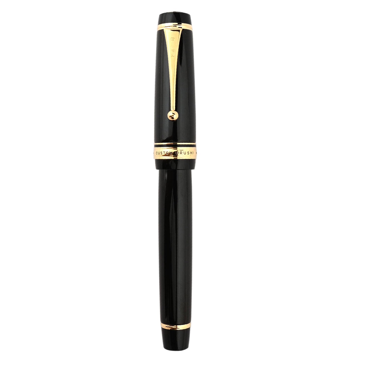 PILOT | CUSTOM URUSHI | 18K Gold With Rhodium Plating Black | Fountain Pen | Medium
