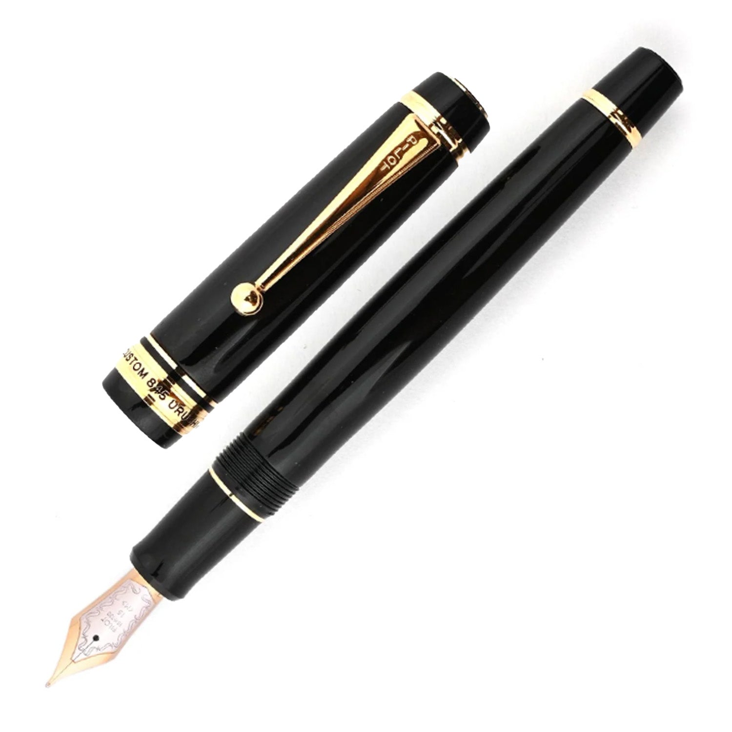 PILOT | CUSTOM 845 | 18k Gold With Rhodium Plating Black | Fountain Pen | Extra Fine