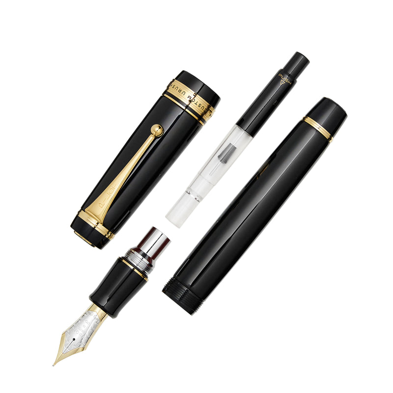 PILOT | CUSTOM URUSHI | 18K Gold With Rhodium Plating Black | Fountain Pen | Medium