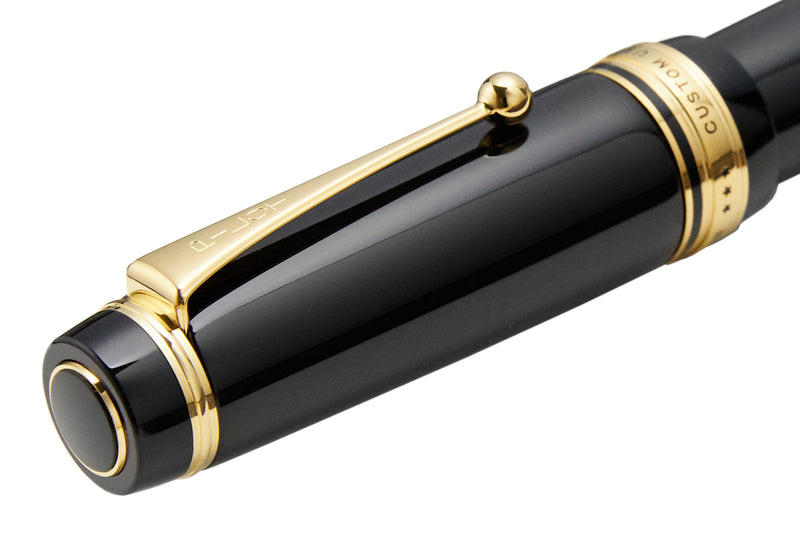 PILOT | CUSTOM URUSHI | 18K Gold With Rhodium Plating Black | Fountain Pen | Medium