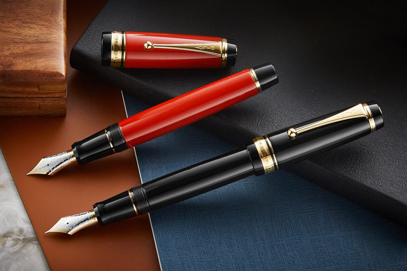 PILOT | CUSTOM URUSHI | 18K Gold With Rhodium Plating Black | Fountain Pen | Medium