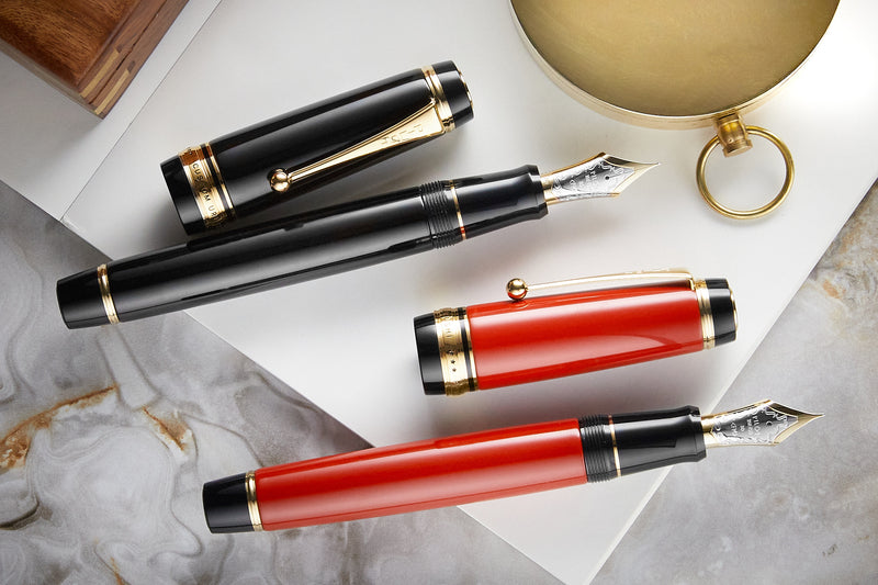 PILOT | CUSTOM URUSHI | 18K Gold With Rhodium Plating Black | Fountain Pen | Medium
