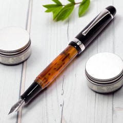 Opus 88 Jazz Amber Fountain Pen (FF) 97010722 FLF