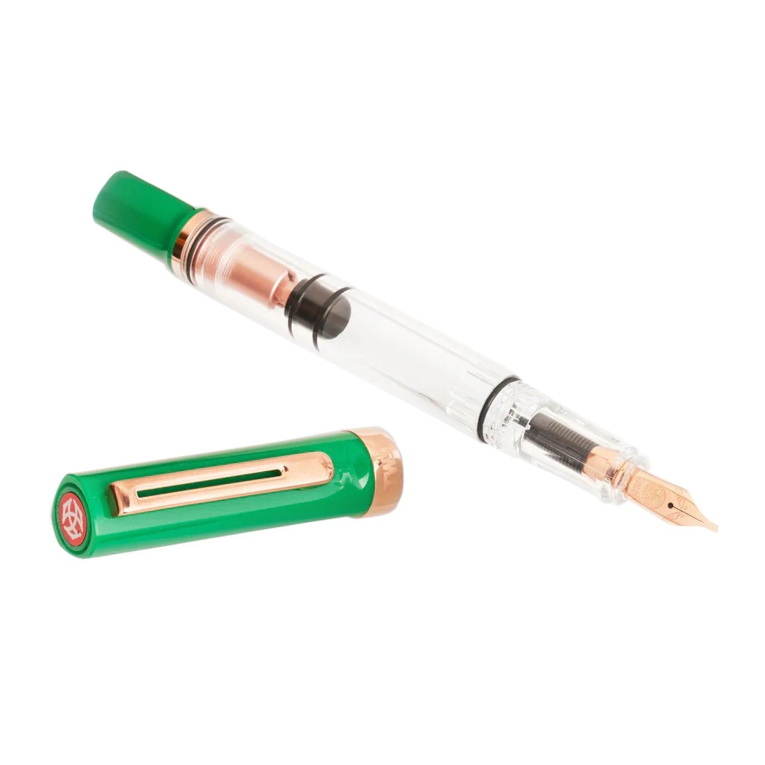 TWSBI Eco-T Fountain Pen In Royal Jade Special Edition With 18mL Midnight Blue Ink Medium