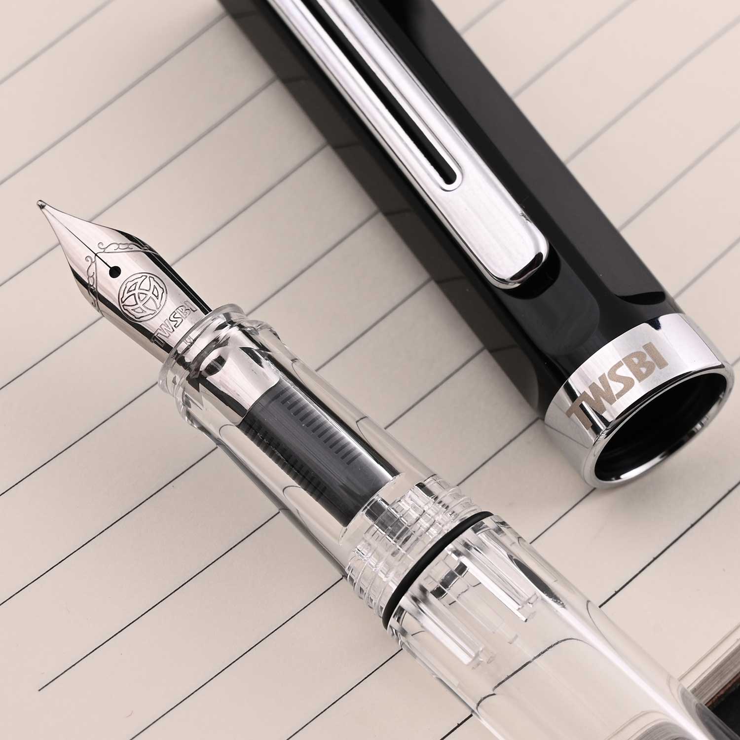 Twsbi Eco Black Fountain Pen Extra Fine 