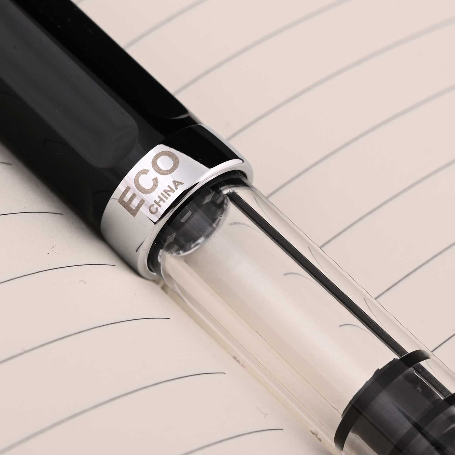 Twsbi Eco Black Fountain Pen Extra Fine 
