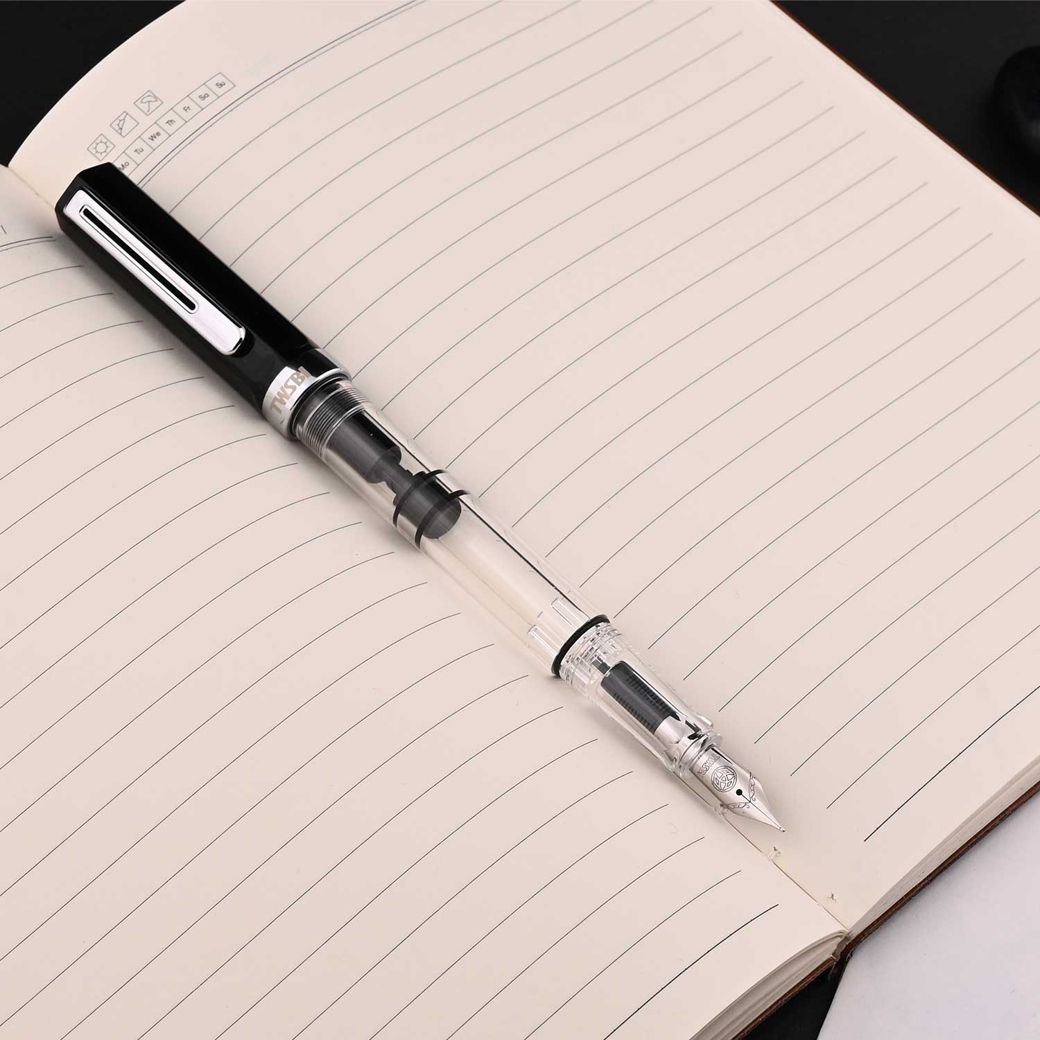 Twsbi Eco Black Fountain Pen Extra Fine 