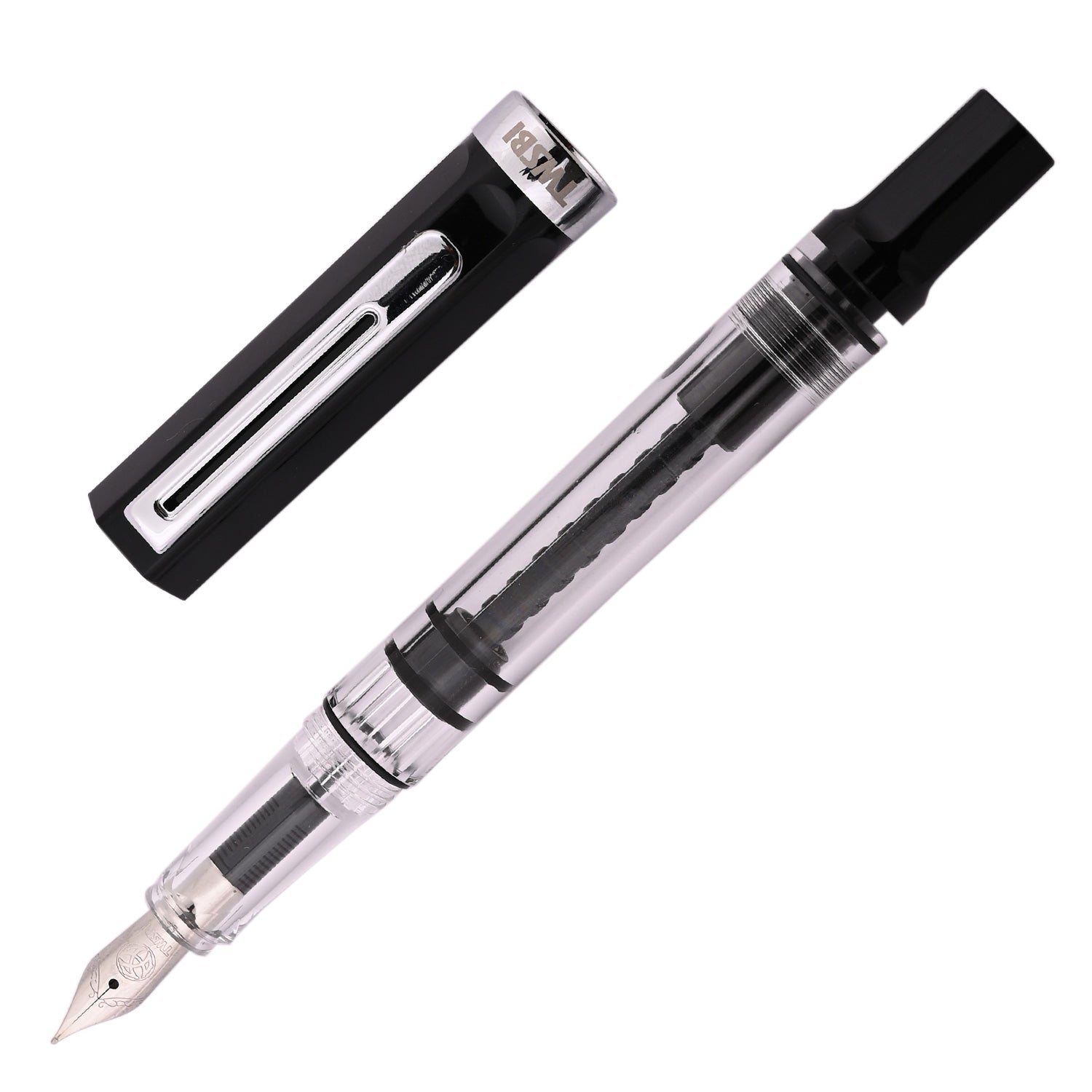 Twsbi Eco Black Fountain Pen Extra Fine 