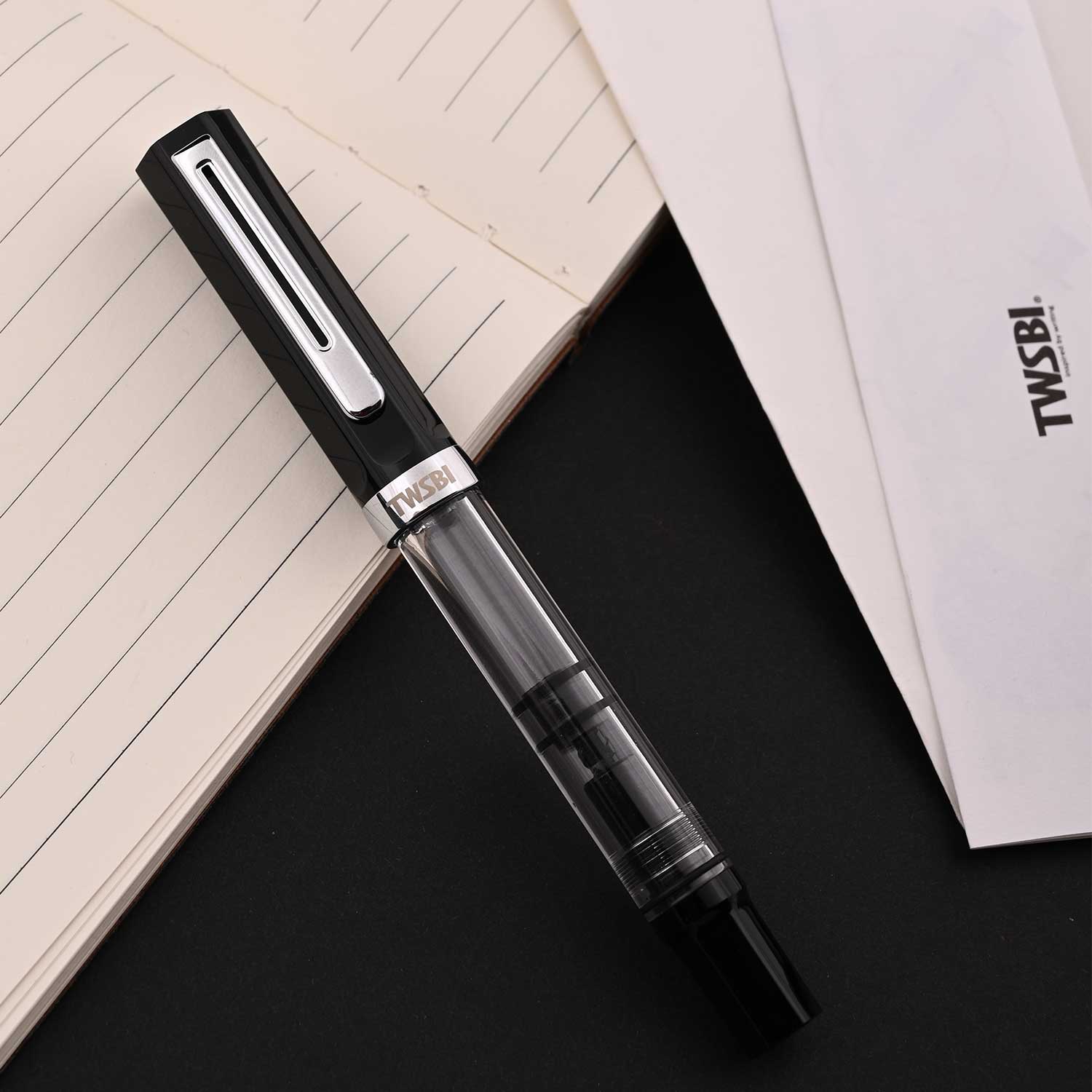 Twsbi Eco Black Fountain Pen Extra Fine 