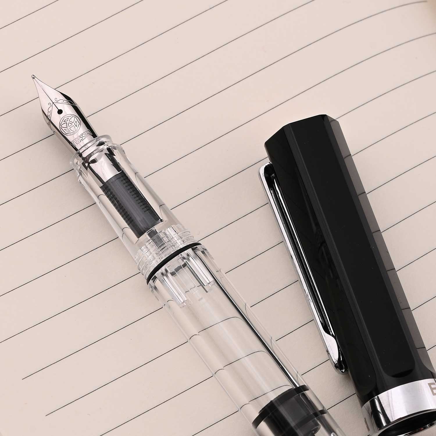 Twsbi Eco Black Fountain Pen Extra Fine 