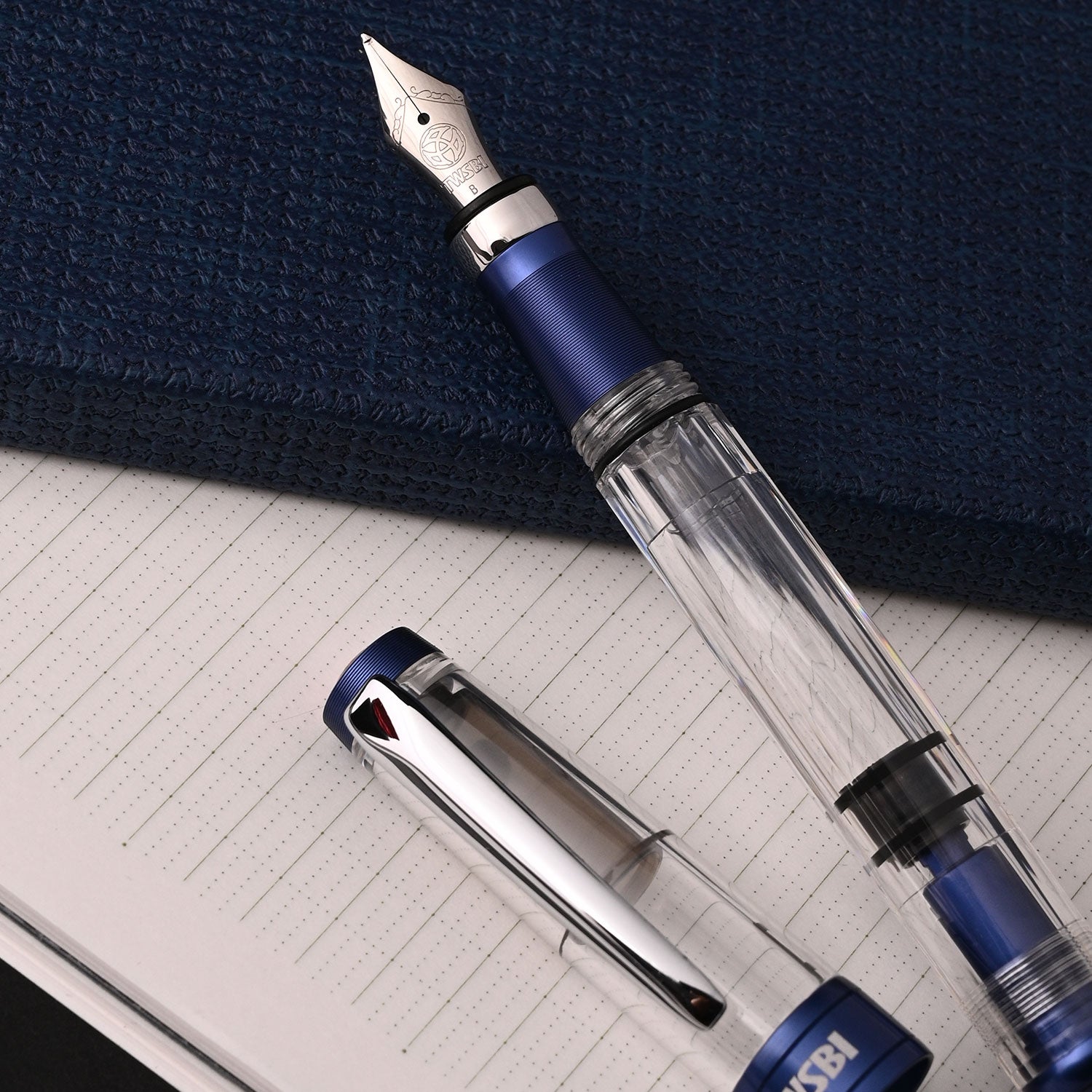 TWSBI Diamond 580ALR Navy Blue Fountain Pen - Fine Nib - Limited Edition