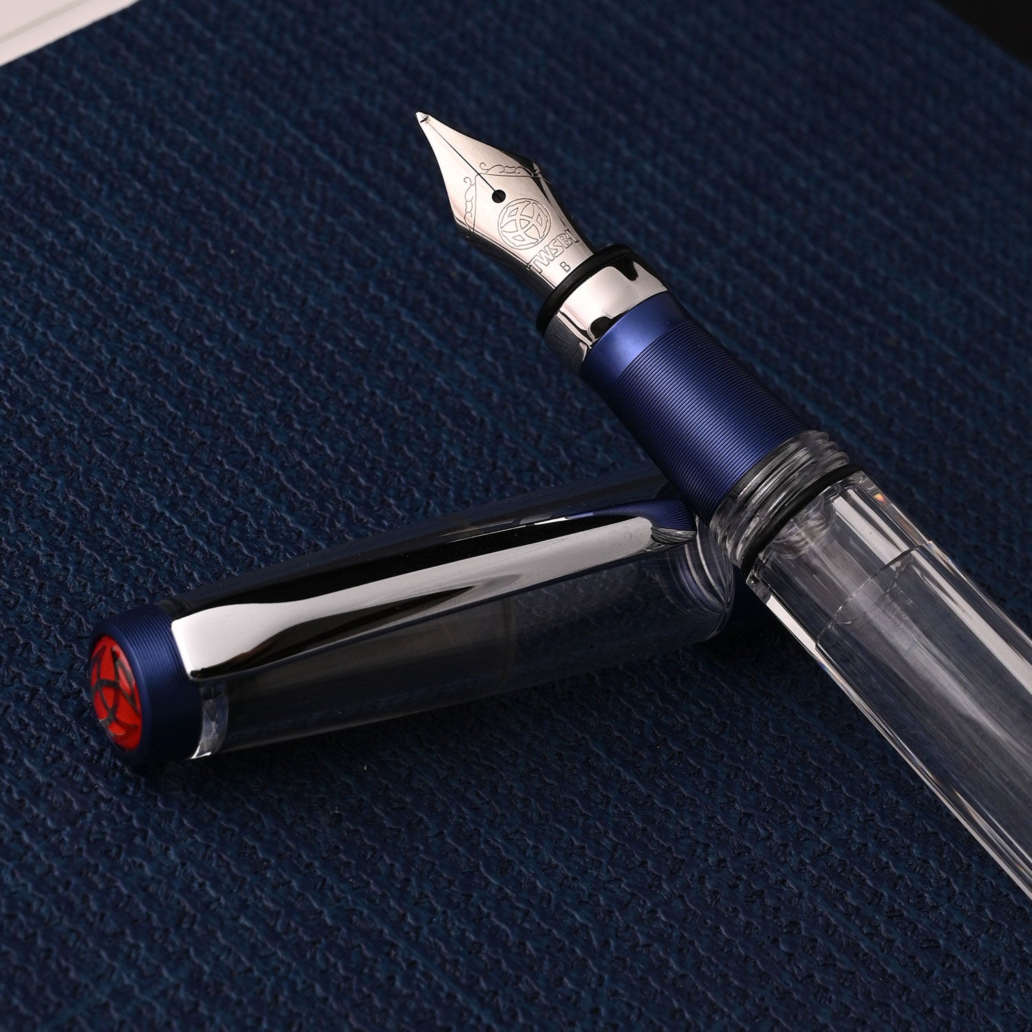 TWSBI Diamond 580ALR Navy Blue Fountain Pen - Fine Nib - Limited Edition
