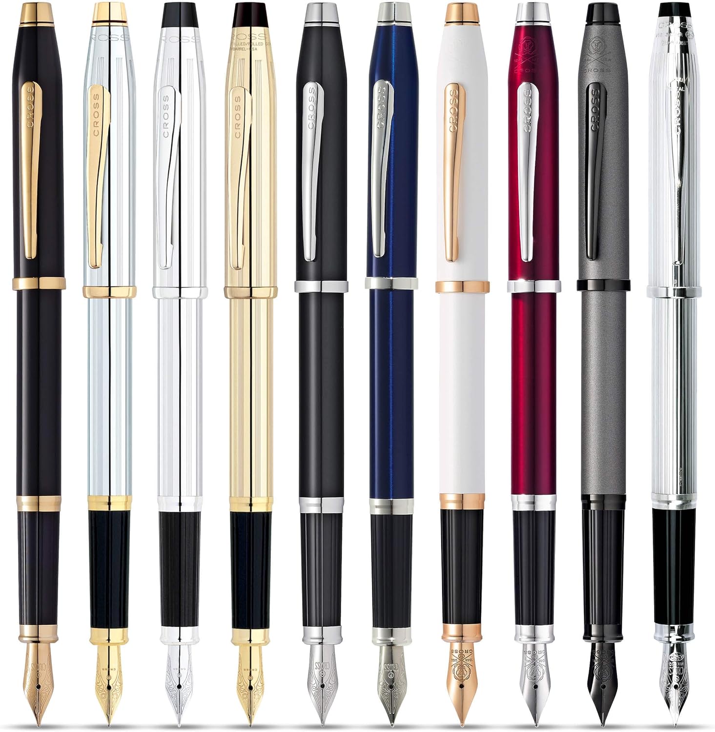 Cross Century II Pearlescent White Lacquer Fountain Pen