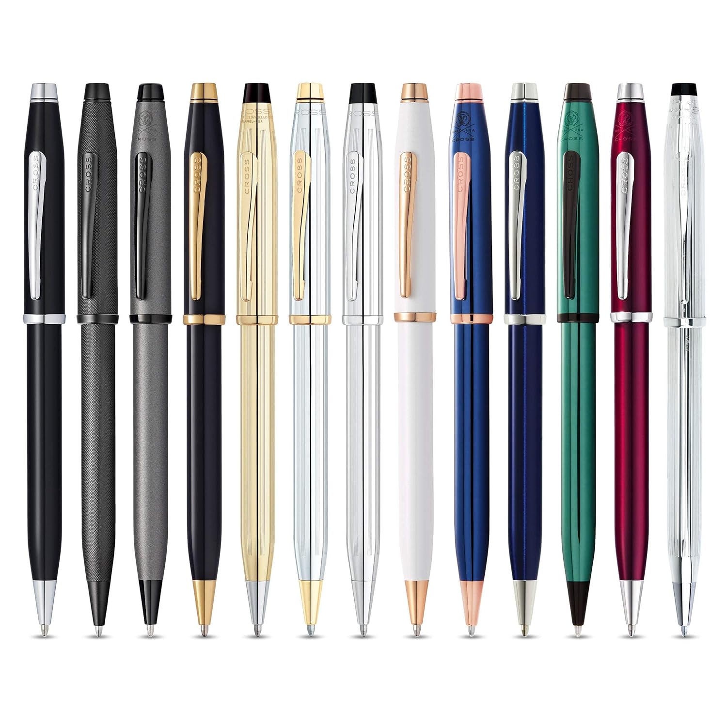 Cross Century II MEDIUM Point Fountain Pen, Lustrous Chrome