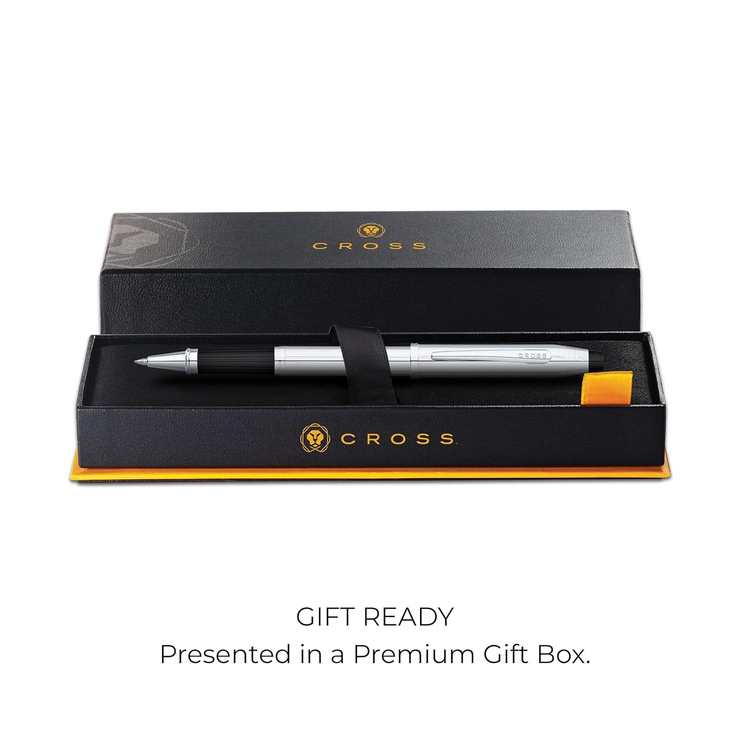 Cross Century II, Lustrous Chrome, Selectip Rolling Ball Pen (3504)