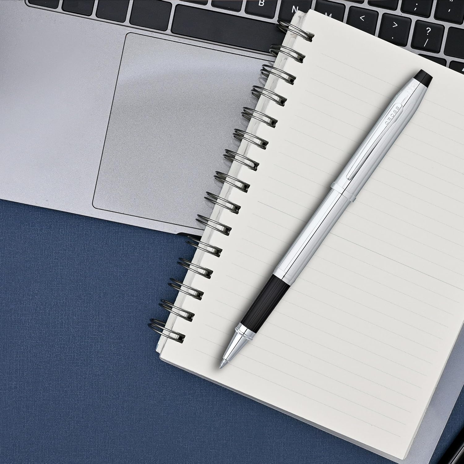 Cross Century II, Lustrous Chrome, Selectip Rolling Ball Pen (3504)