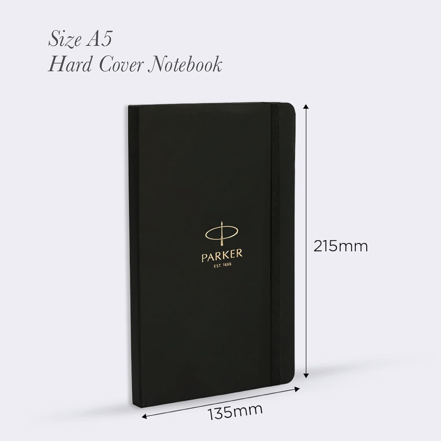 Parker Vector Stainless Steel Chrome Trim Ball Pen And Notebook