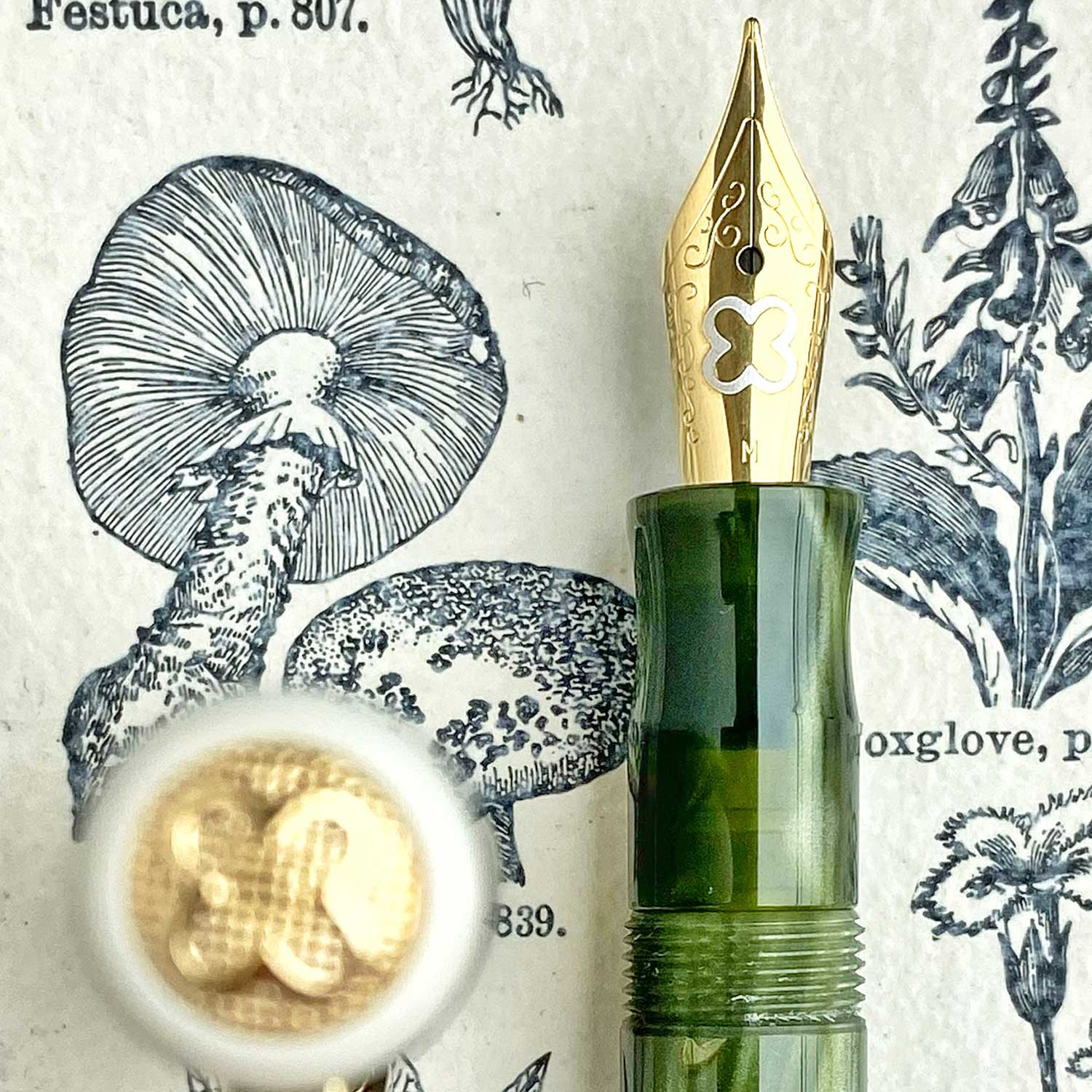 Esterbrook JR Pocket Fountain Pen - Palm Green GT Medium