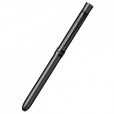 Scrikss Trio 93 Matt Black Multi pen Ball Point Pen Ball pen - Pencil With 0.5 mm Lead, Black Trims, 360 Degree Twist Mechanism, D1 Type Refill
