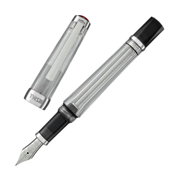 TWSBI Vac700R Fountain Pen in Clear Medium